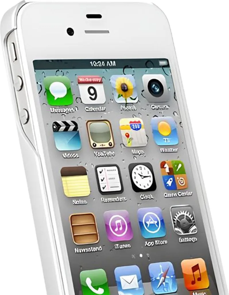 Coque Moshi iGlaze iPhone 4/4S Blanche : Finition premium antichoc