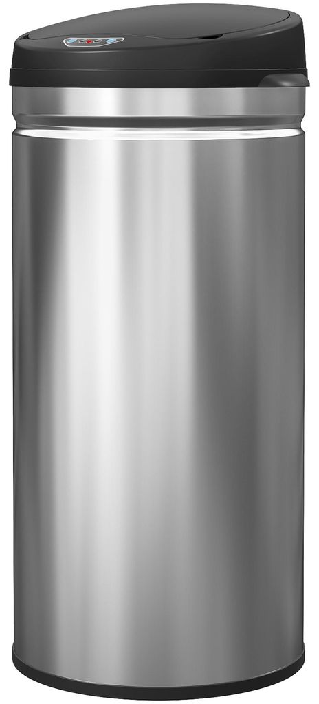 HOMCOM Vuilnisbak met sensor, 42 liter. Automatische Productafbeelding 