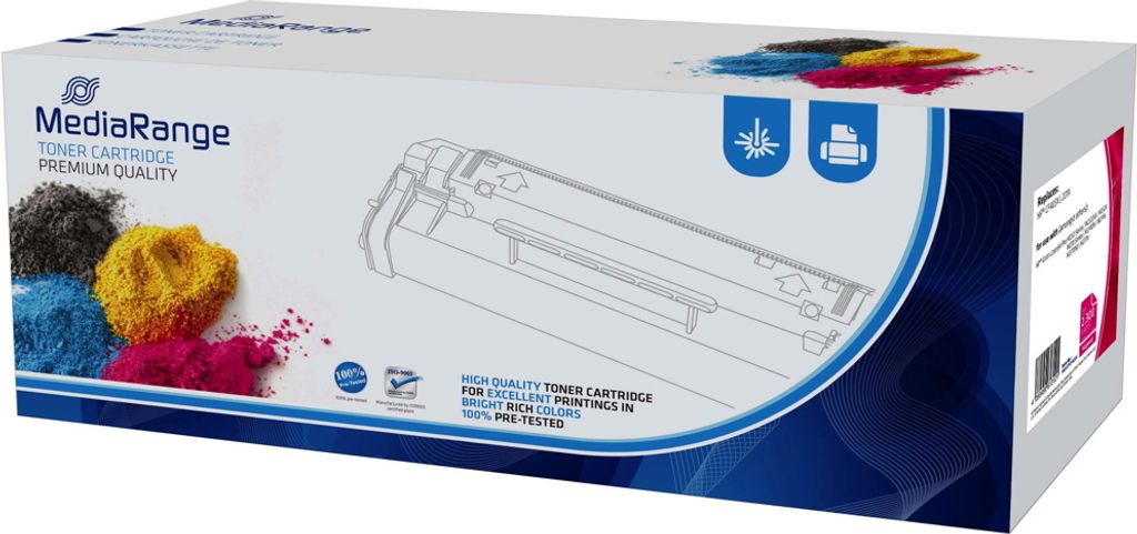 MediaRange Toner HP für CF403X/201X mit Chip magenta
