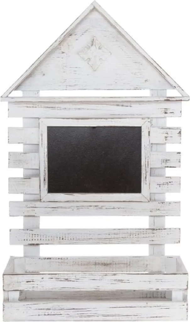 Armoire murale Shabby Chic blanc antique 60x21x38 cm Casa Padrino
