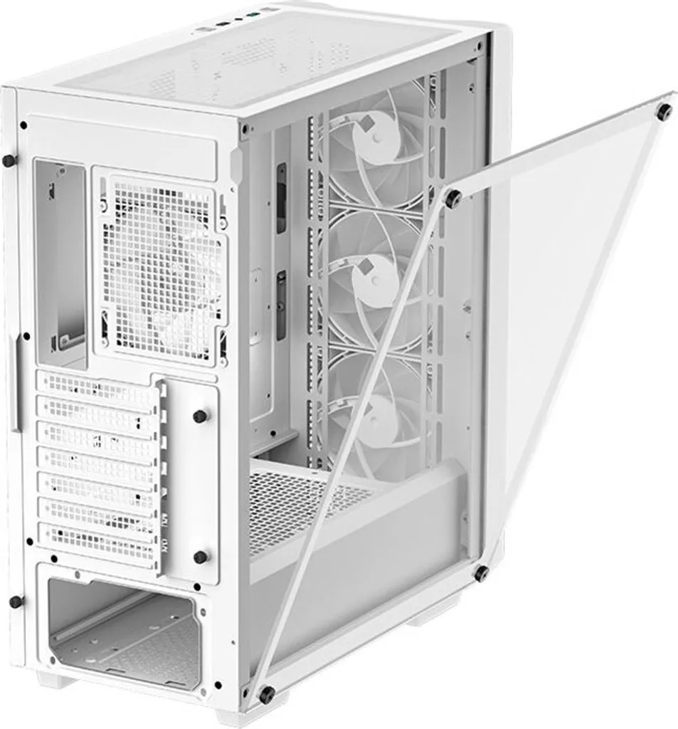 Boîtier PC DeepCool CC560 WH V2 Blanc : Idéal pour Setup Gaming ATX Pro - 10