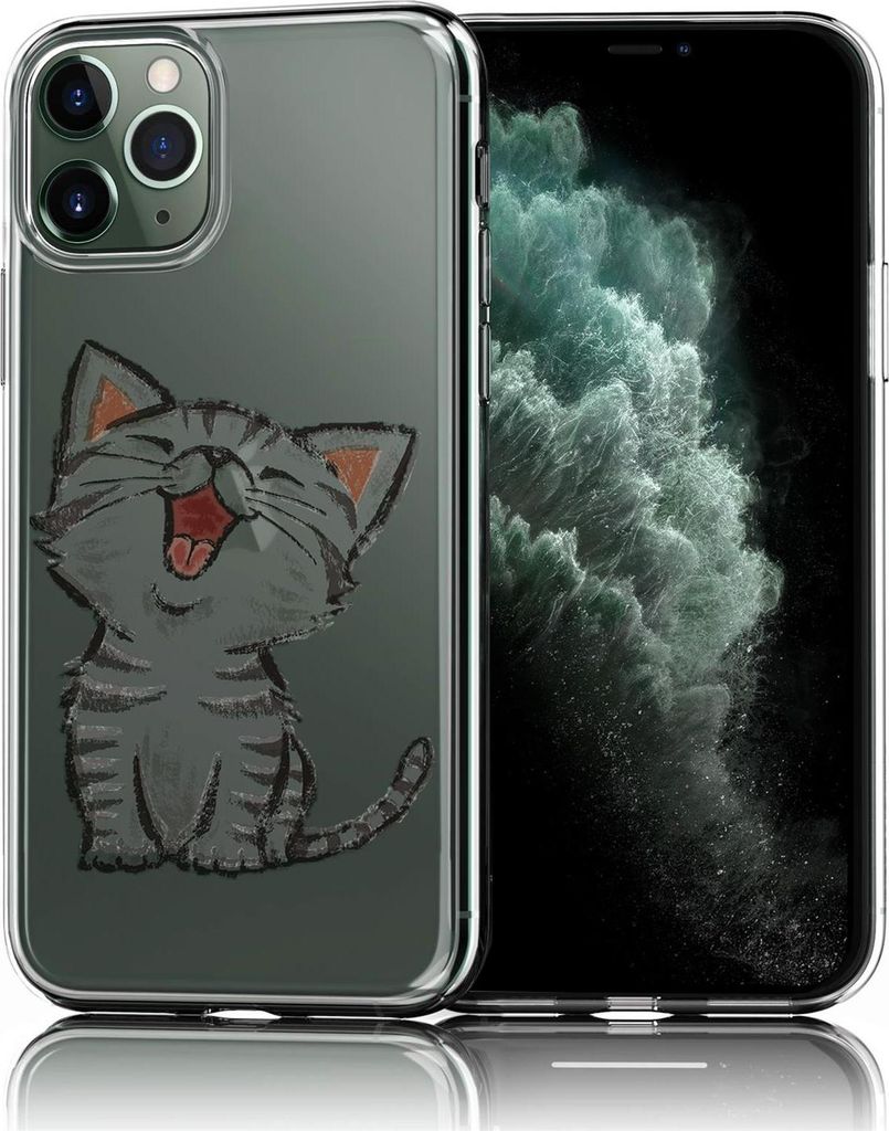 Motiv TPU Cover für Apple iPhone 11 Pro MaxHülle Silikon Case mit Muster Handy Schutzhülle