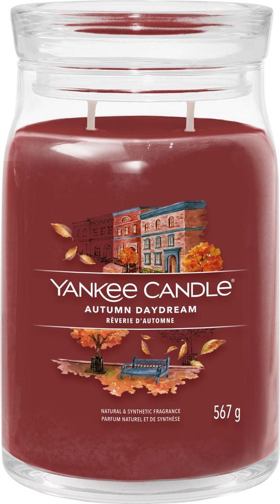 Yankee Candle 1743378E, Rond, Rood, 90 uur brandduur, 1 Productafbeelding 