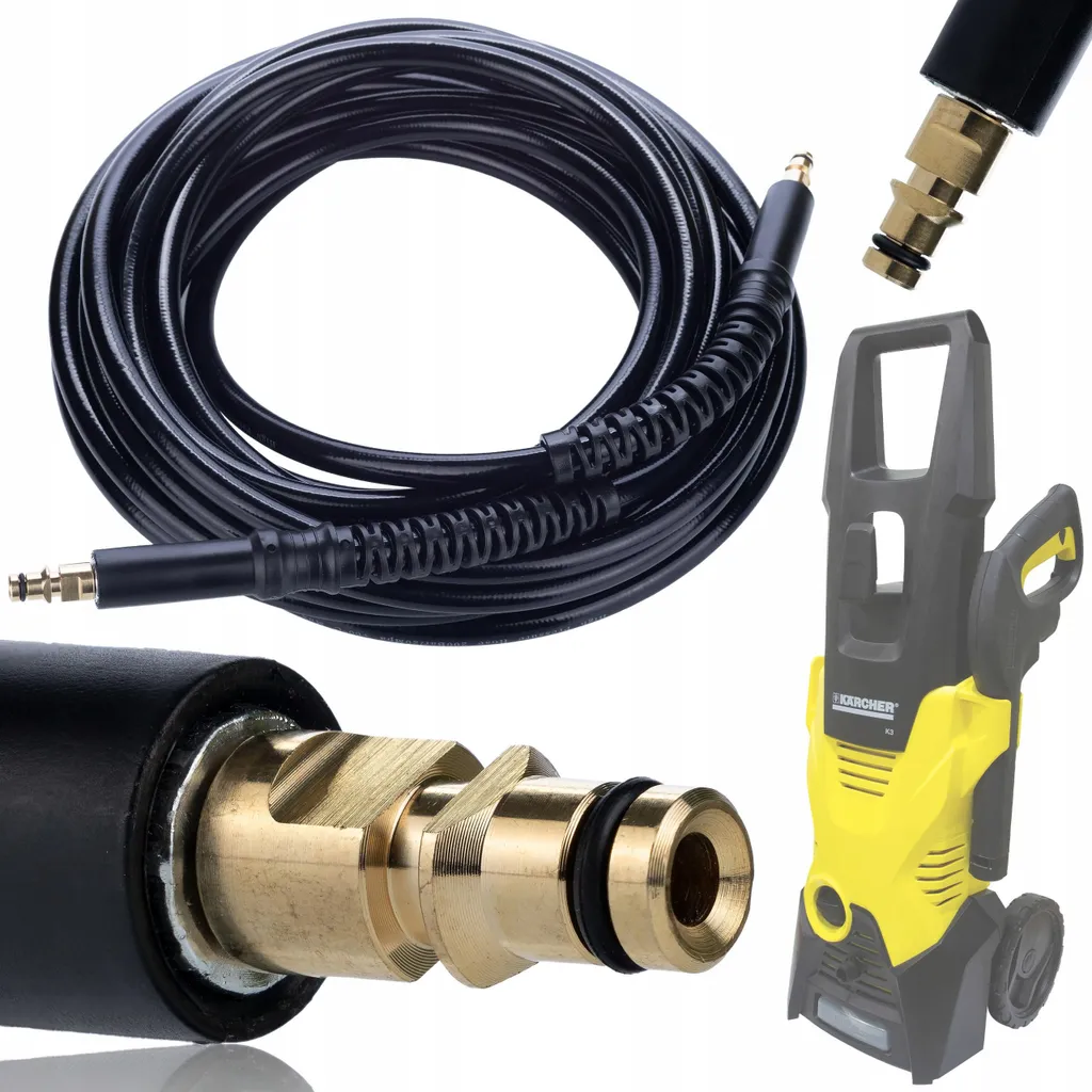 Tuyau haute pression 10XL avec raccord à clic rapide et robuste 10m