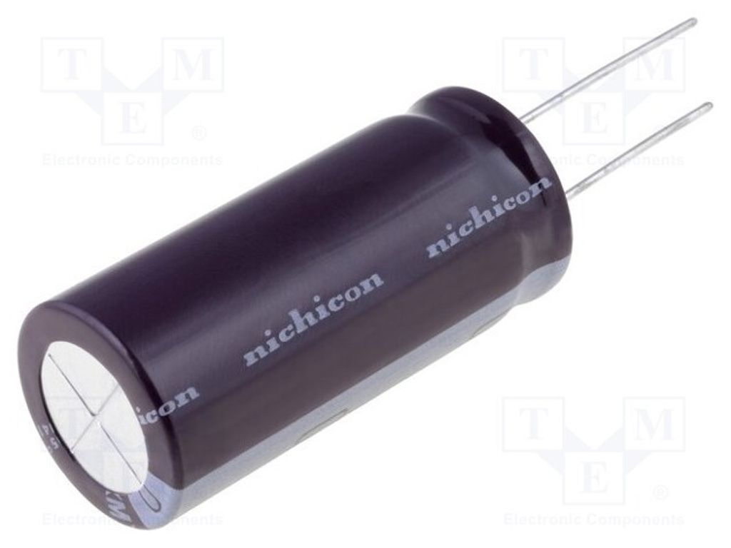 1x Kondensator: elektrolytisch 820uF THT geringe Impedanz 63VDC UPW1J821MHD6 Elek