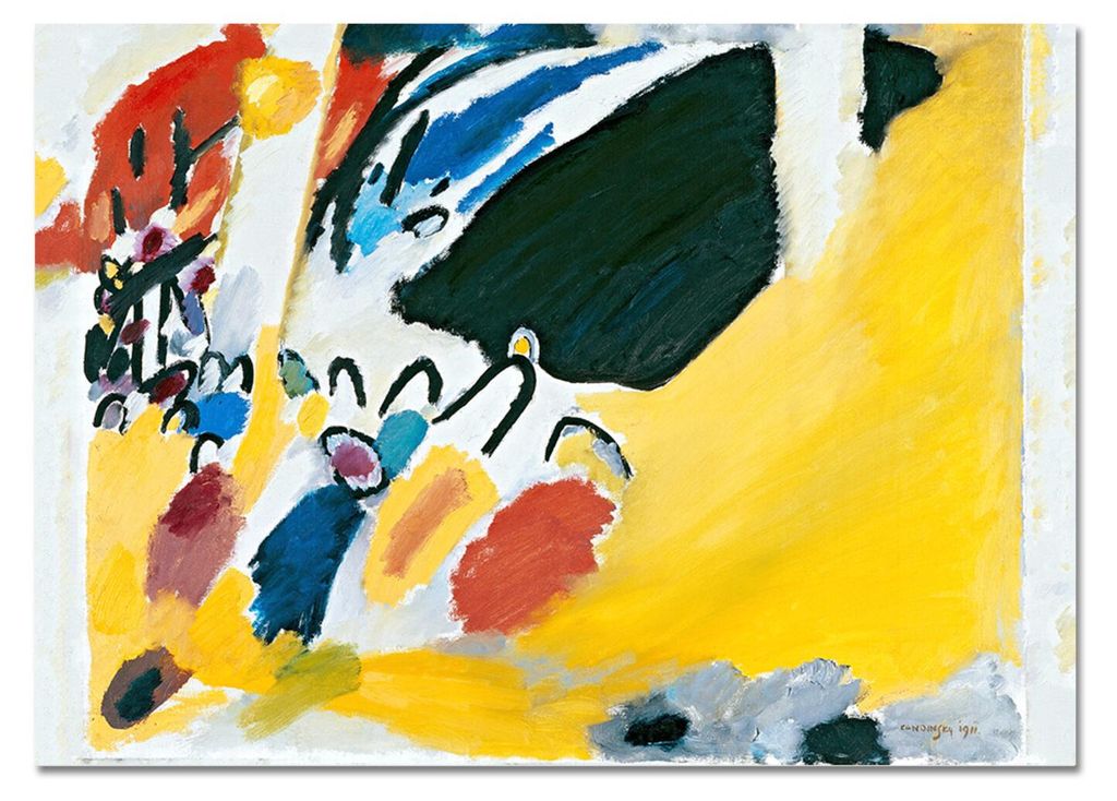 Giallobus - Abdruck Nr. 3 - Vassily Kandinsky - 140L x 100B cm - Bild - Acrylglas