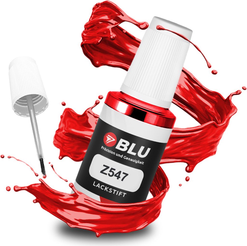 BLU Auto Lackstift Rot kompatibel für Opel Z547 Magmarot | Produktbild 