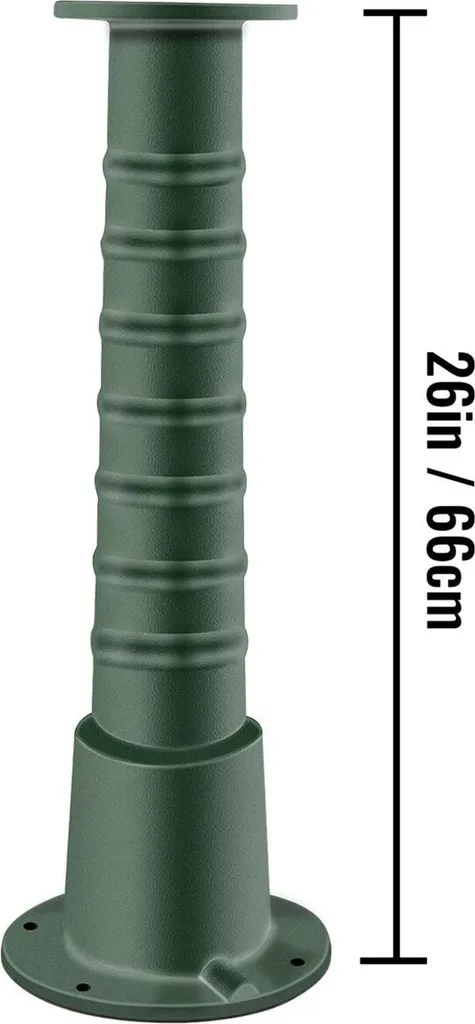Support de Pompe de Puits Fonte Verte avec Fixations Pré-percées 12mm - 8