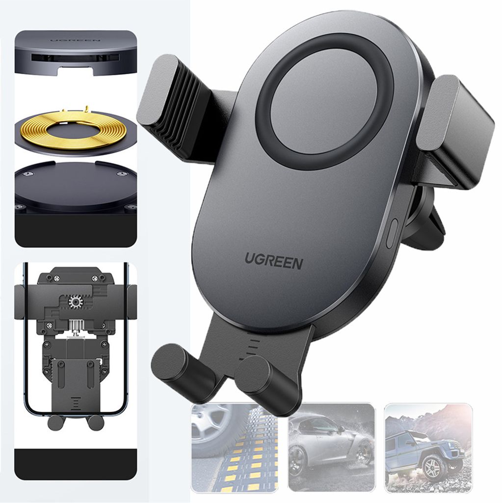 UGREEN Qi Wireless Car Charger 15W Produktbild 