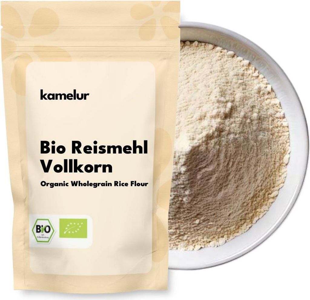 Kamelur Bio Reismehl Vollkorn 1 kg