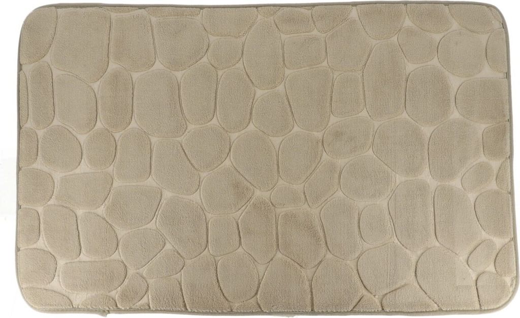 Tapis de bain Tendance taupe 50 cm x 80 cm x 0,8 cm Image du produit 