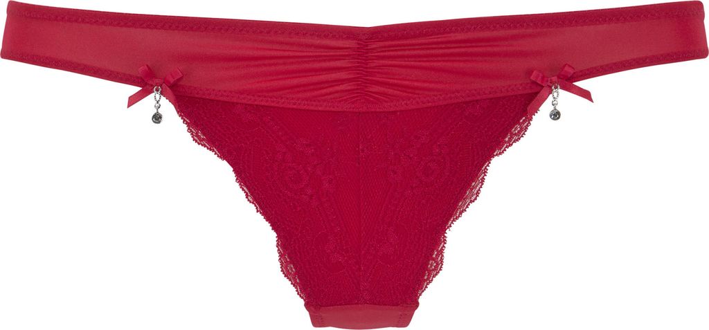 LASCANA String rot Größe 32/34