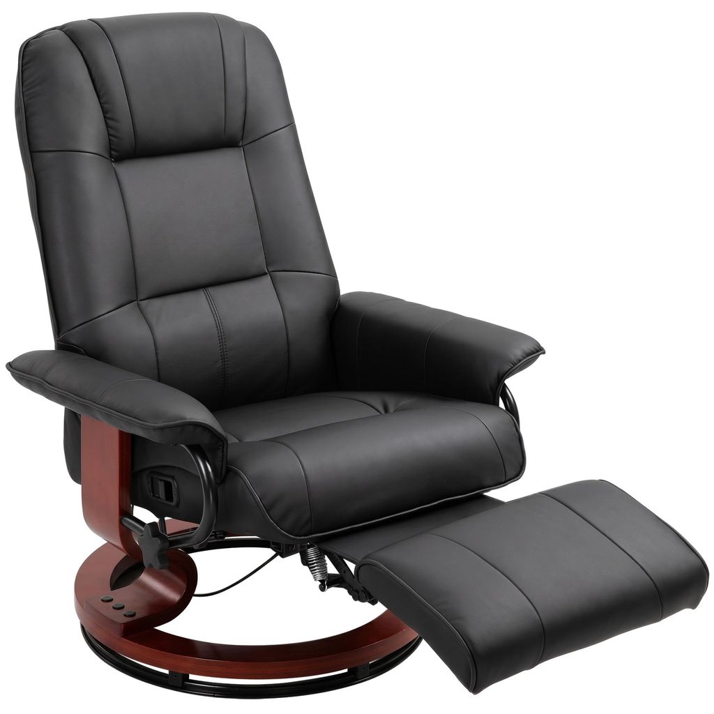 HOMCOM Relaxsessel Fernsehsessel Liegesessel Air-Leder 360° Produktbild 