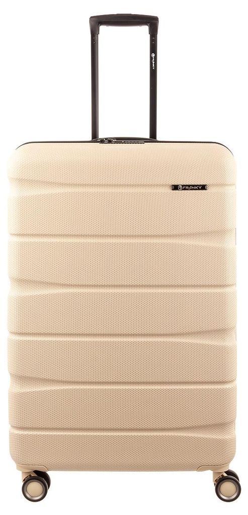 Franky ABS13 76er Trolley Dehnfalte Hartschale beige
