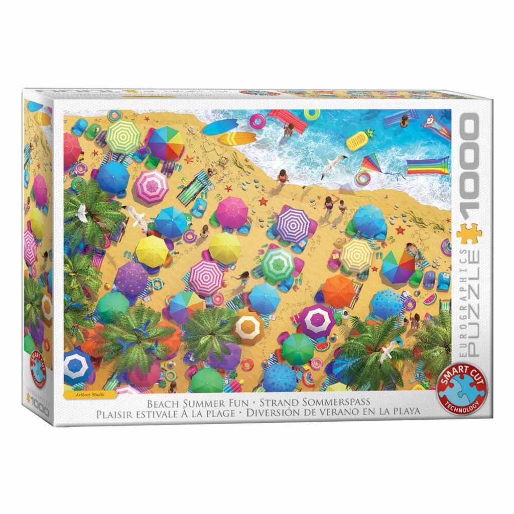 Cieros Mosaikpuzzle „Beach“ – 500 Teile, über 4000 Bilder, 68 X 48 Cm, Erotische Motive