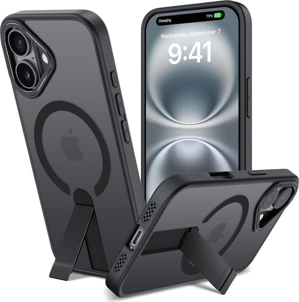 Custodia Kickstand per iPhone 16 Custodia protettiva con Immagine del prodotto 