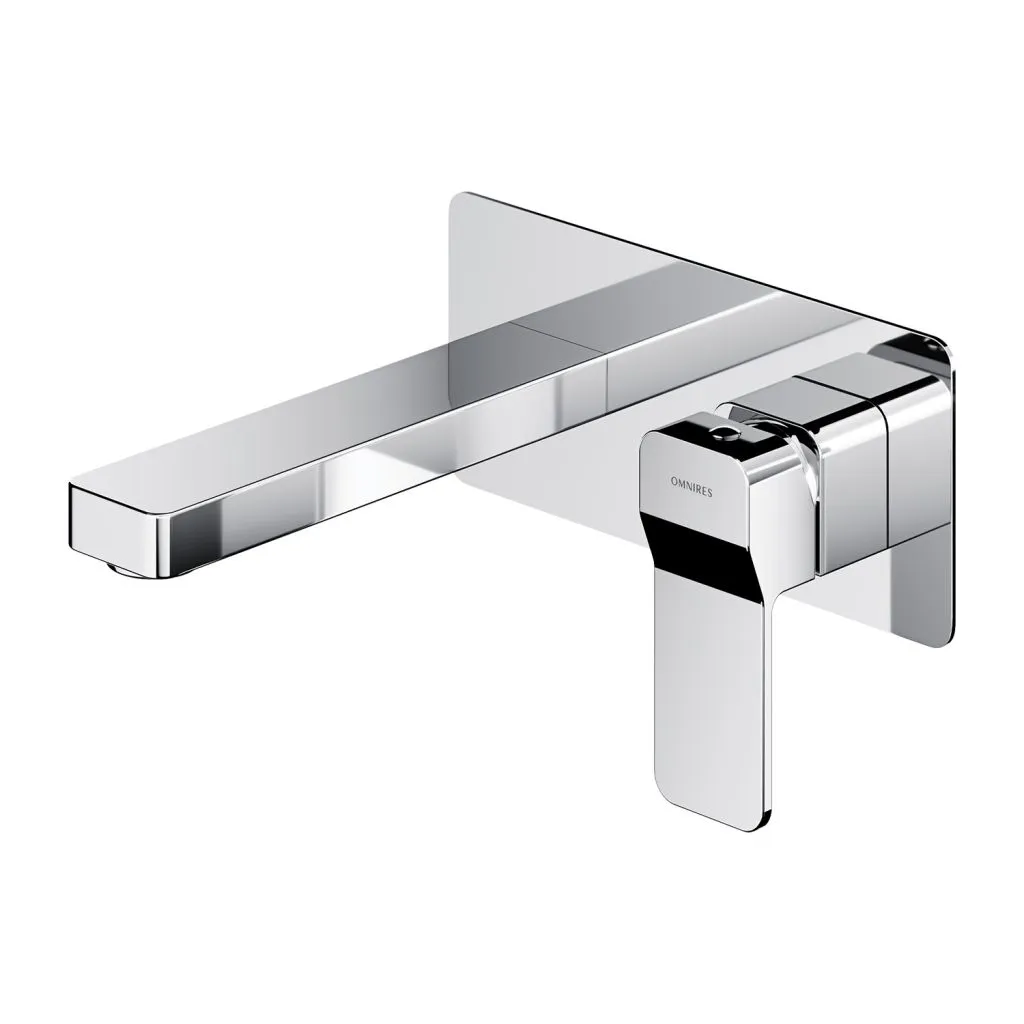 Mitigeur de Lavabo Encastré Mural Chrome Série SLIDE Omnires SL7715CR