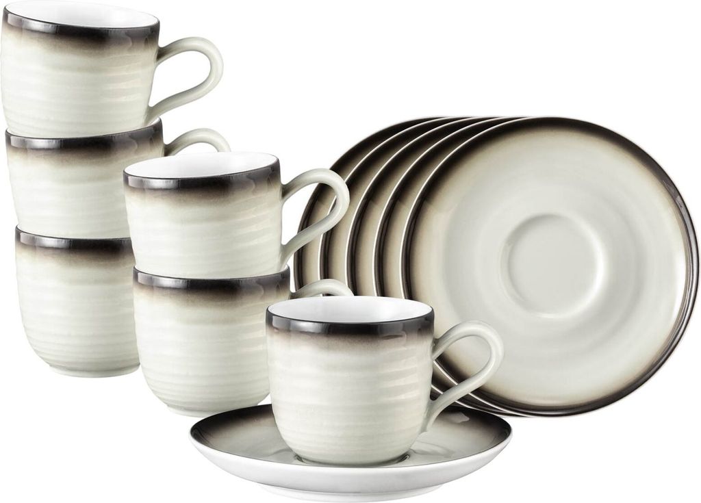 Seltmann Weiden Terra Espressotasse mit Untertasse corso 6er Set