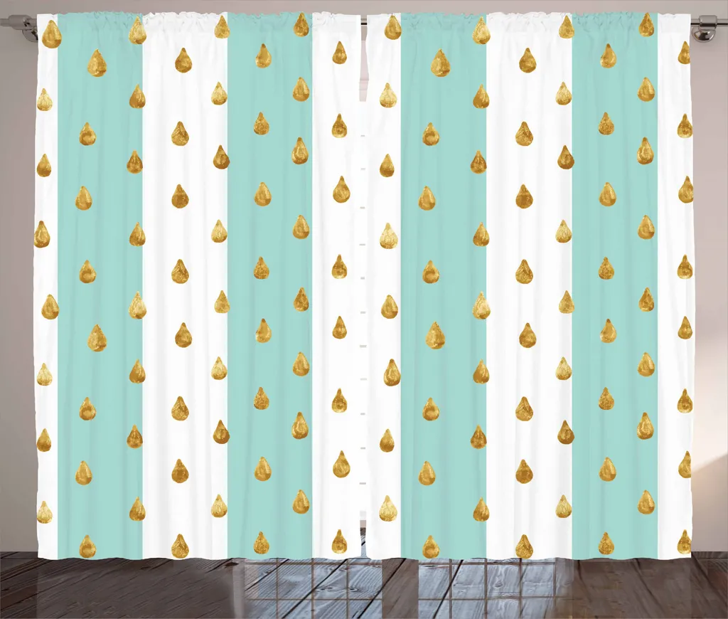 Tenda ABAKUHAUS Verde Menta Giallo 280x245 cm - Qualità per Soggiorno
