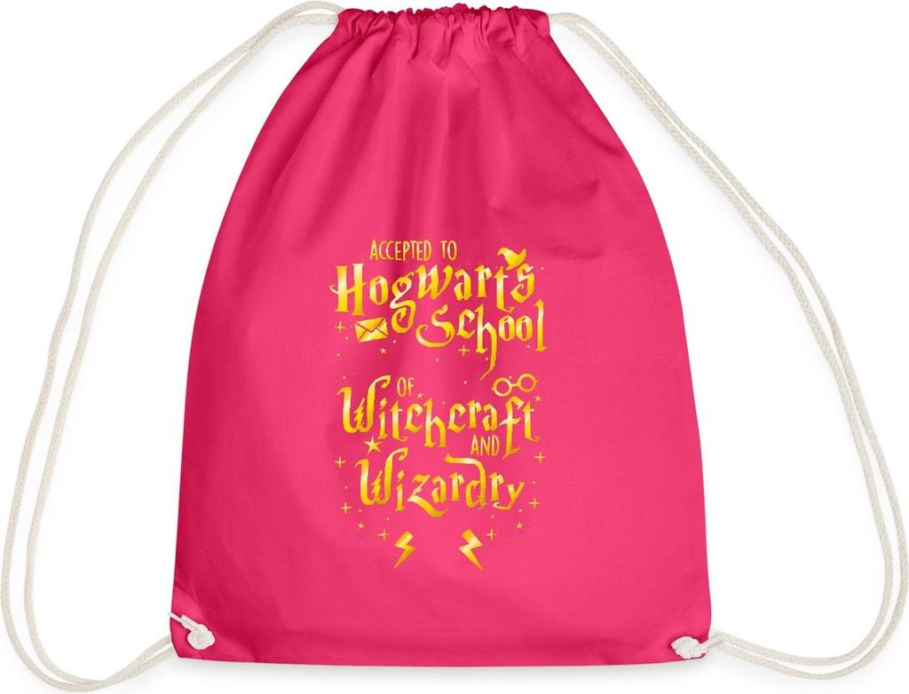 Spreadshirt Harry Potter Waiting For My Letter Turnbeutel, One size, Fuchsia