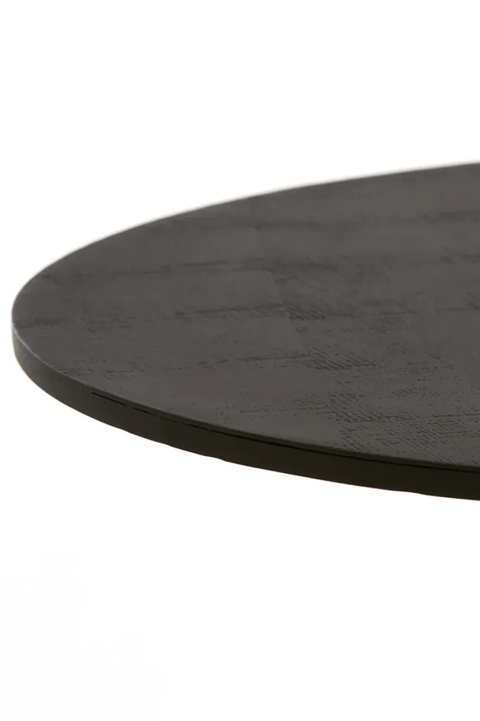 Table basse SAMOA noir mat Ø64 cm Light & Living structure métal robuste - 7