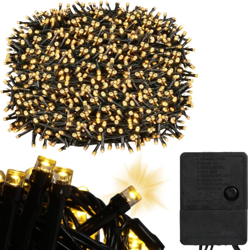 Mocne Lampki Choinkowe 500 Led Multi Zewnętrzne Wewnętrzne Zdjęcie produktu 