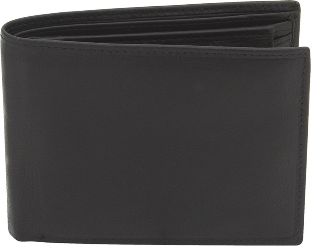 Friedrich Lederwaren Scheintasche SECRET LINE schwarz Nappa Leder RFID Schutz