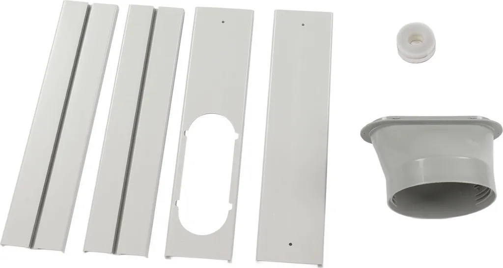 Plaque d'étanchéité de fenêtre pour clim mobile et tube de 150mm PVC