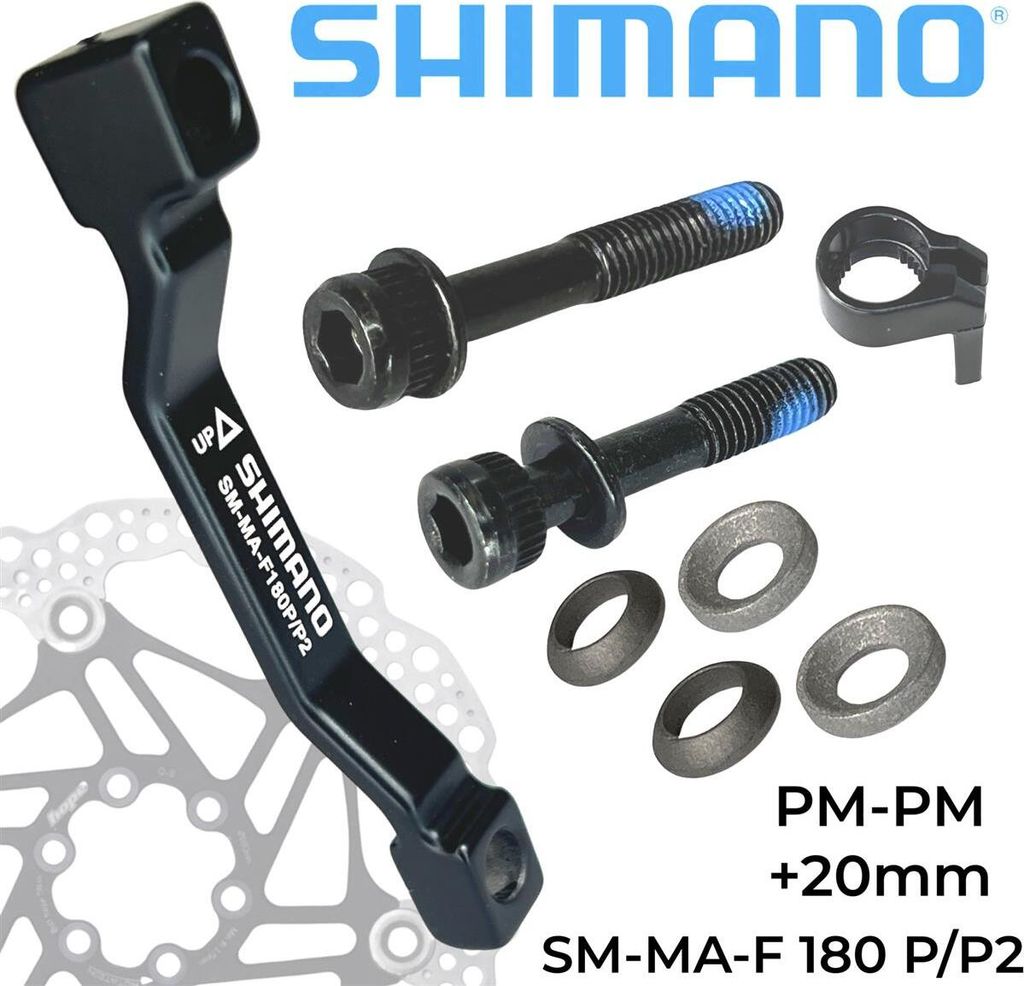 Shimano Bremsscheiben Adapter 180 P/P2 PM-PM VR180 HR160 Nr.1
