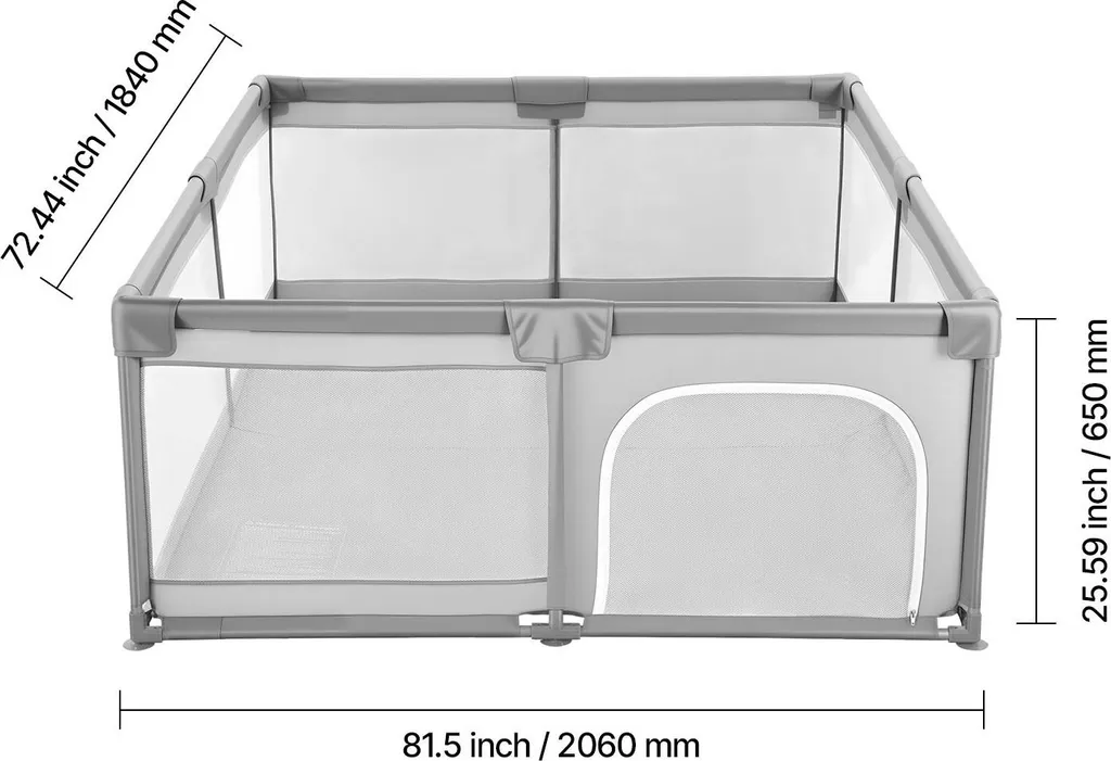Grand parc bébé intérieur et extérieur - Centre d'activités modulable - 8