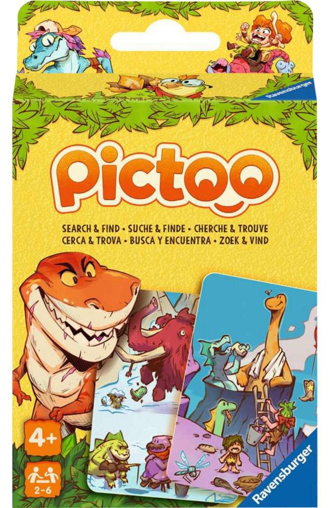 Ravensburger Pictoo Dino-Welt, Kartenspiel Produktbild 