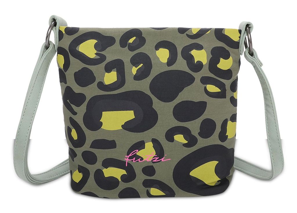 Fritzi aus Preußen Umhängetasche Jimbo03 Nylox Crossbody Bag Leo Neo khaki