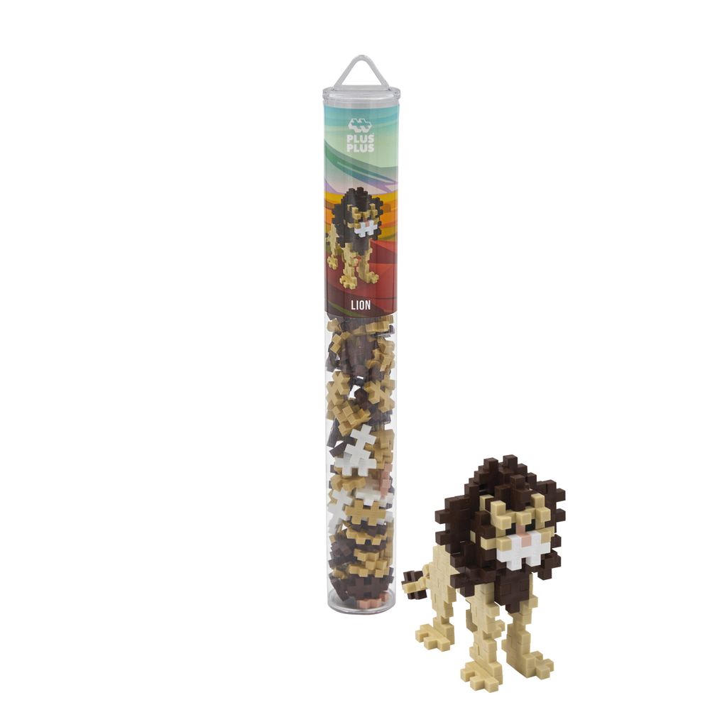 DANTE Plus-plus buis, levendige kleuren, 100 stuks, Productafbeelding 