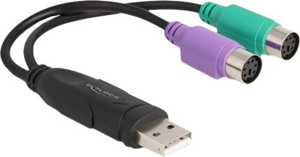 Delock 61051 DELOCK USB zu PS/2 Adapter