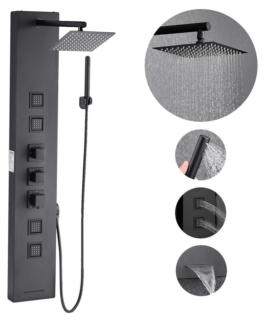 Sistema a torre per pannelli doccia VEVOR (4 in 1) con Immagine del prodotto 