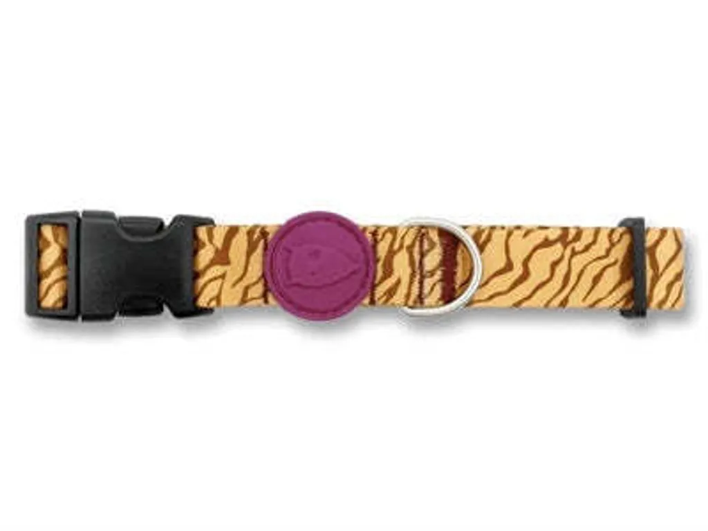 Collier Morso Chien Recyclé Jungle Tambour Orange - Accessoire Durable