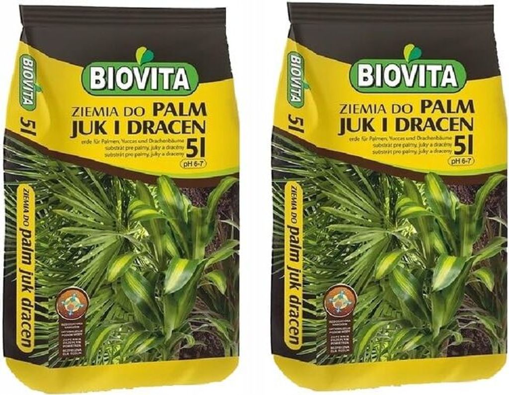 2X Erde 5L für Grünpflanzen - Set - Blumenerde für Zimmerpflanzen, Balkonpflanzen, Gartenpflanzen, Gewächshauspflanzen, Grünpflanzen - Pflanze...