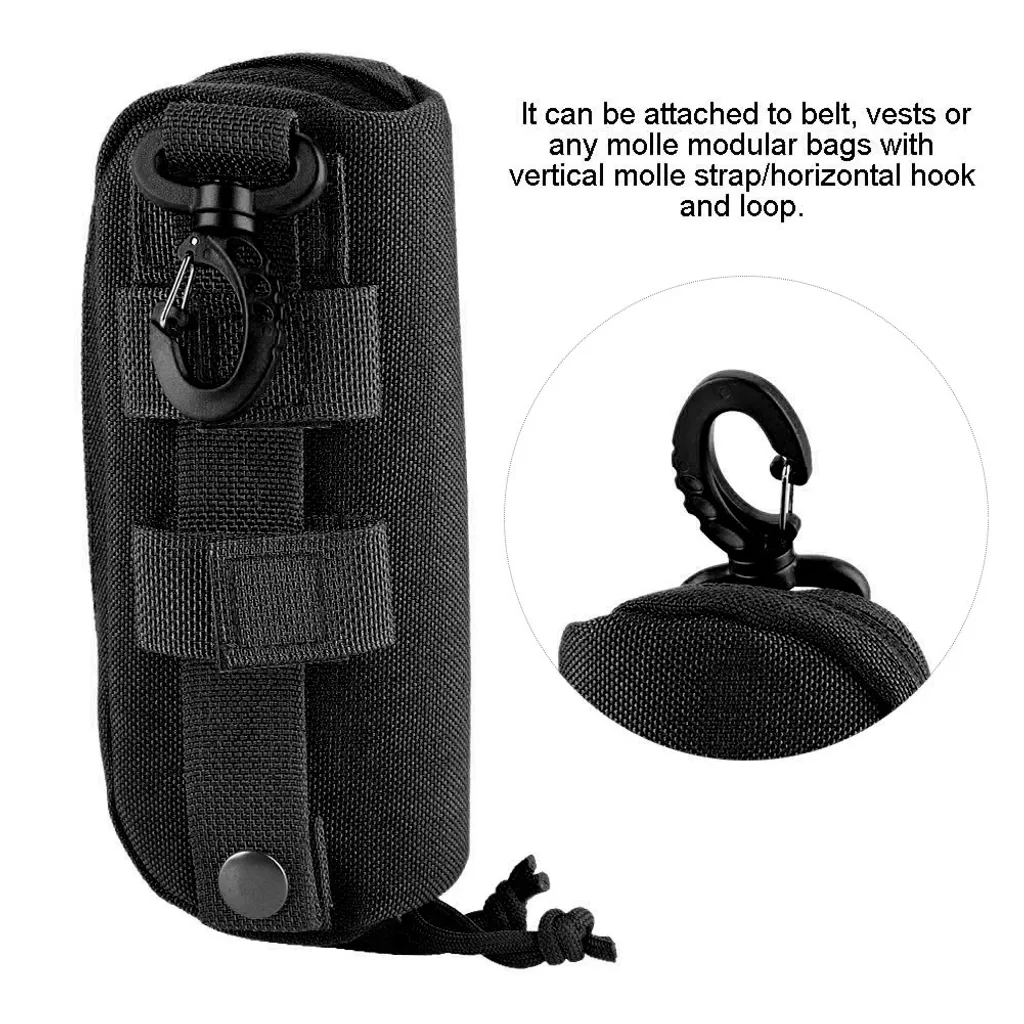 Custodia Protettiva Occhiali da Sole Tattica - Nero Militare Molle - 4