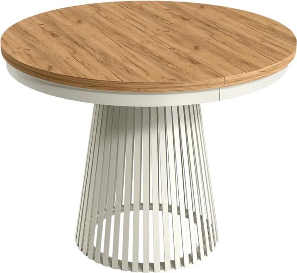 Kondela Ausziehbarer Esstisch Gerdony - Kaschmir / Gold Craft Eiche