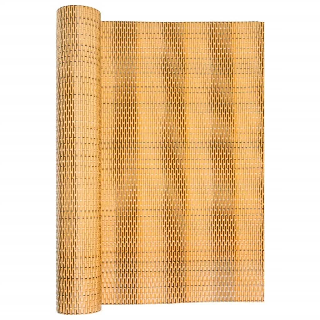 Protection balcon 500x80 cm pare-vue poly rotin pour terrasse et jardin