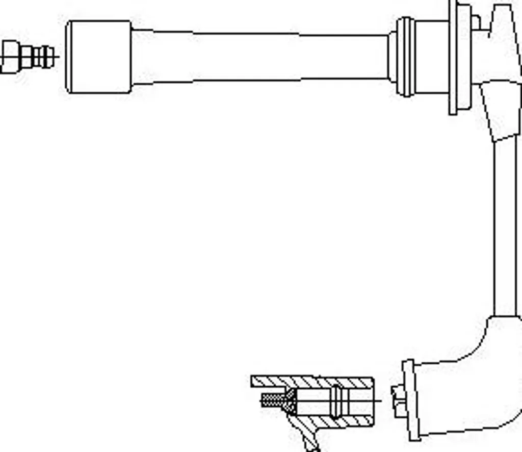 Ricambio Cavo Candela BREMI 6A85/45 per Hyundai e Kia - OE 2742026700
