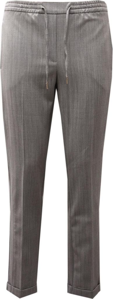 4861AE pantalone donna WOOLRICH comfort flannel grey trouser woman