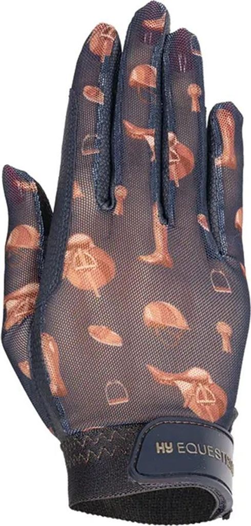 Hy - Herren/Damen Unisex Reithandschuhe "Elevate Country" - Netzmaterial BZ6076 (S) (Marine/Fossil)