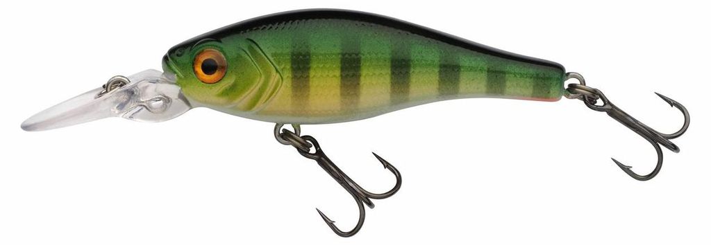 Berkley Pulse Minnow 4.5Cm Perch - Wobbler, Gewicht:7.7g, Länge:6cm, Farbe:Perch, Laufverhalten:0.6m - 1.5m