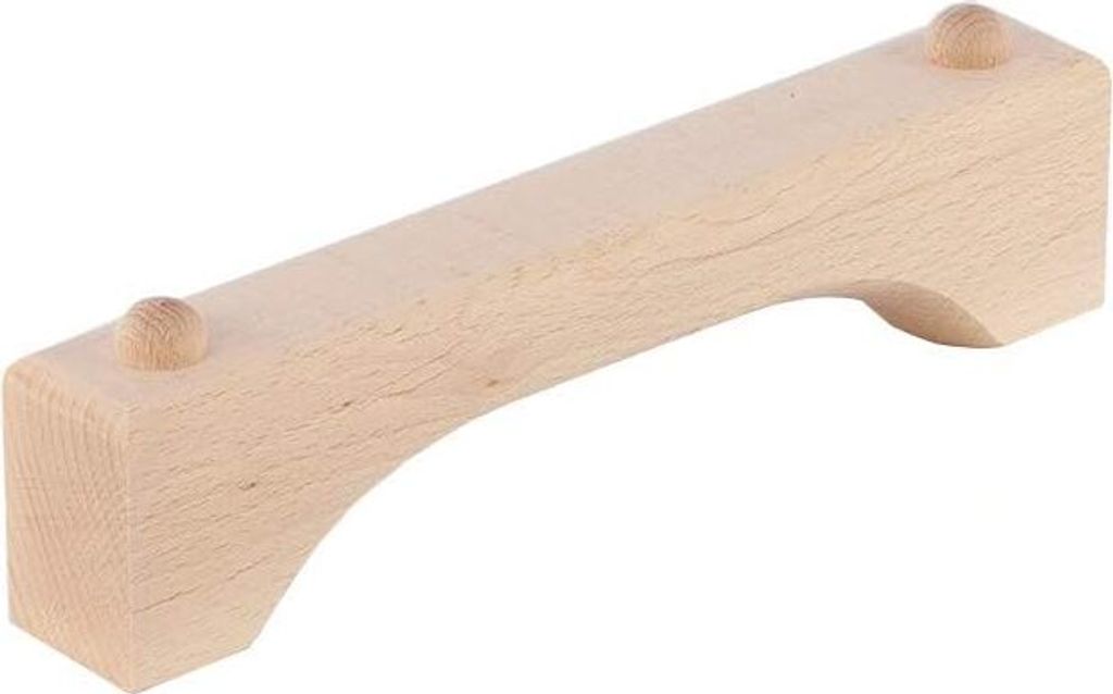 eliga Türgriff für Innen und Außenseite aus Holz natur