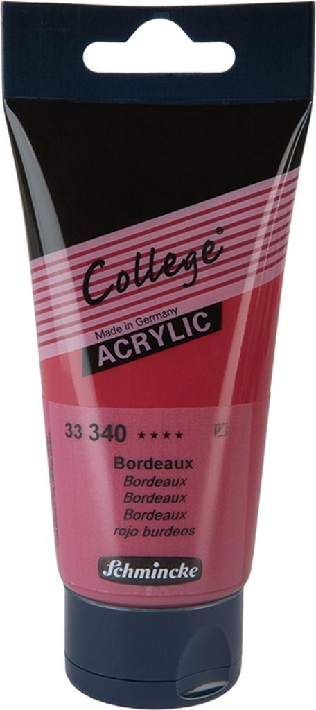Schmincke 75ml College Acryl Bordeaux Acryl 33 340 013