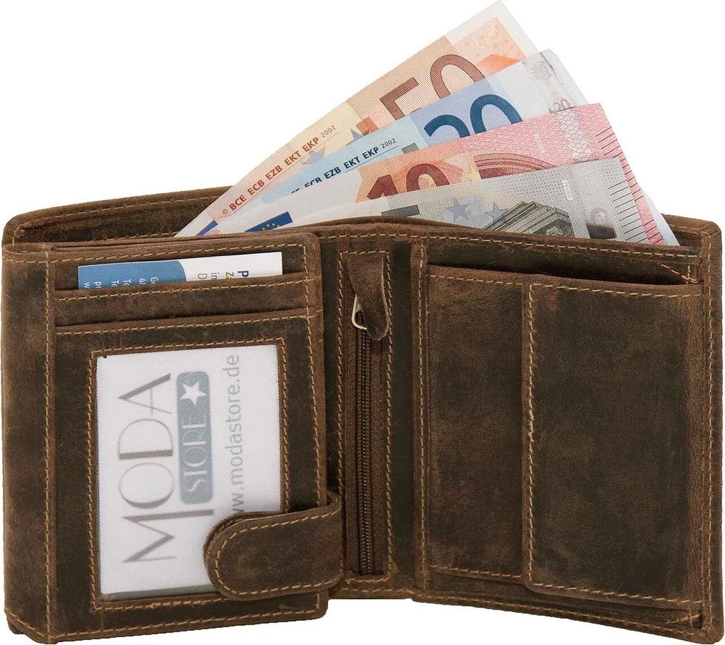 Greenburry Vintage Herren RFID Leder Geldbörse Geldbeutel Produktbild 11