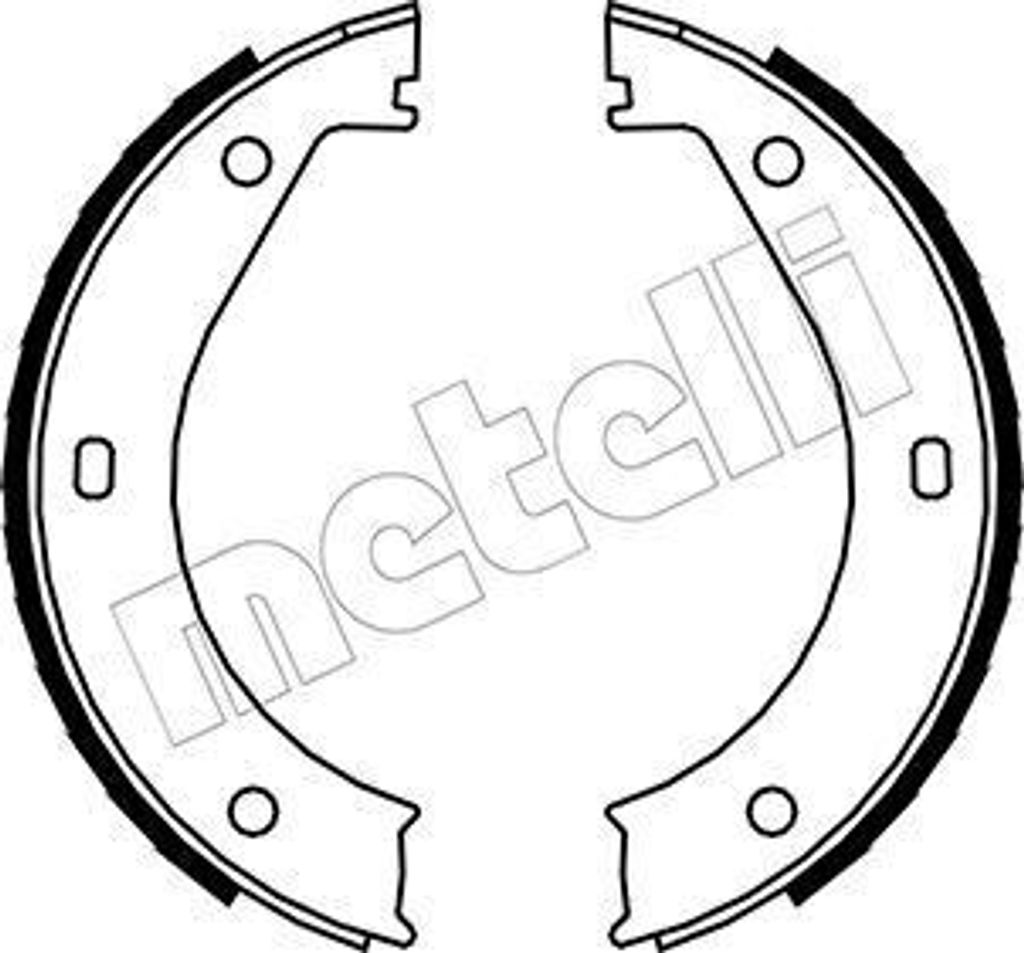 METELLI 53-0013 Handbremsbeläge für BMW 3 Limousine (E36) Handbremse 180,0mm