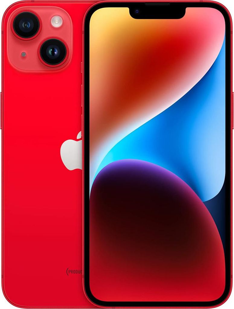 Apple iPhone 14 128GB 6,1" (PRODUKT) RED ITA MPVA3QL/A  Zdjęcie produktu 