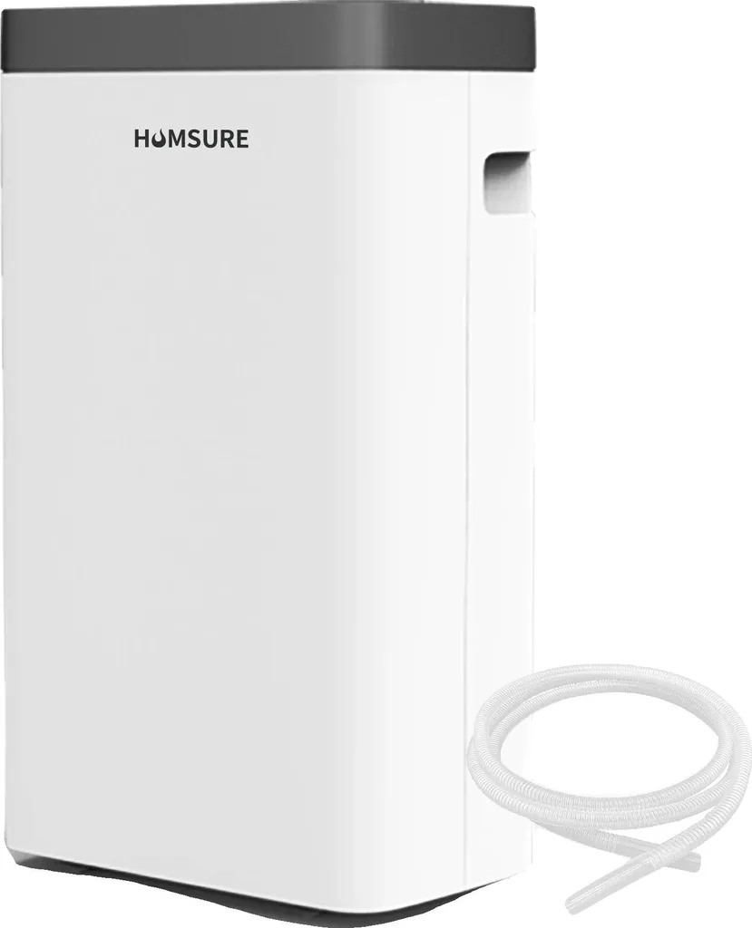 Déshumidificateur d'air blanc avec prise EU série DH200 compact
